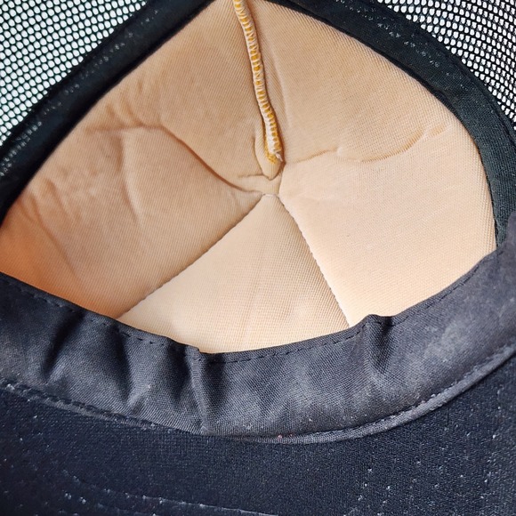 Vintage Millar Western Trucker Hat Snap Back Cap Patch Forest Products Yellow - Picture 8 of 10